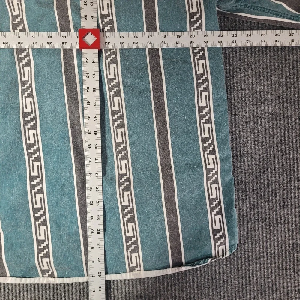 Vintage Y2K Rodeo‎ Active Western Aztec Geometric Long Sleeve Shirt Size XL
